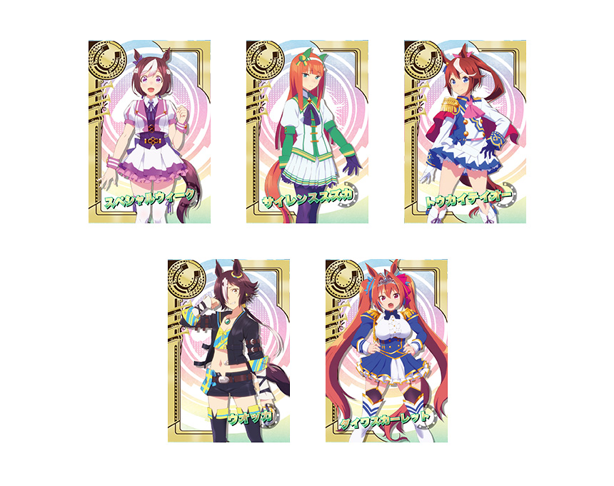 オリジナルキャラクターカード5枚セット