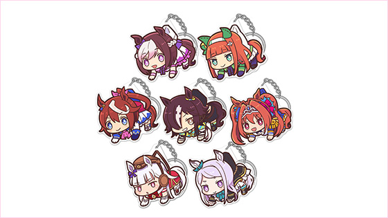 アクリルつままれキーホルダー