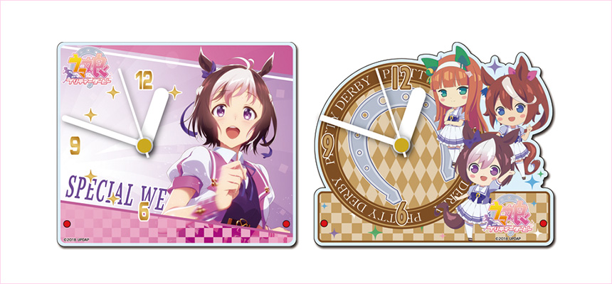 アクリル置時計