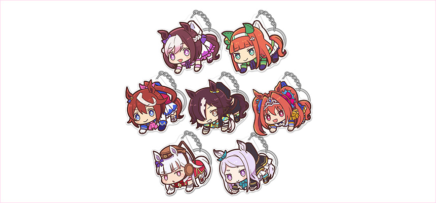 アクリルつままれキーホルダー