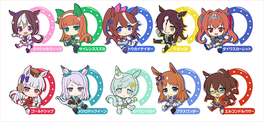 ぺたん娘ラバーストラップ