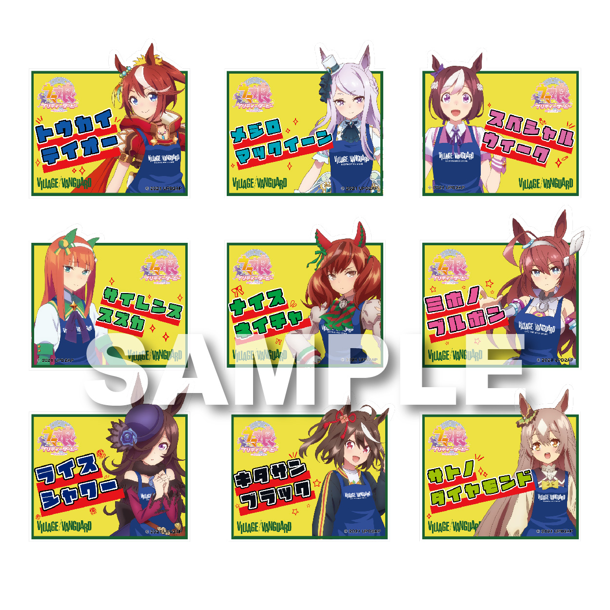 トレーディングアクリルバッジ